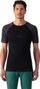 Maglia a maniche corte AYAQ Biafo Merinos Nero