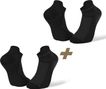 Paar BV Sport Light 3D Ultra Short Socks X2 Black