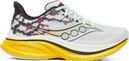 Chaussures Running Saucony Endorphin Speed 5 Tokyo Blanc/Jaune Femme