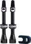 Tubeless CushCore ventielen 55 mm Zwart