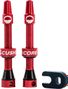 Válvulas Tubeless CushCore 44 mm Rojo