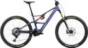 VTT Électrique Tout-Suspendu Orbea Rise LT M-Team 12V 420 Wh Shimano 85 Nm 29'' Bleu Tanzanite Carbon View 2025