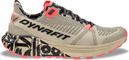 Dynafit Trail Graphic Trail Running Shoes, Beige/Pink, Women's