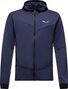 Herren Fleecejacke Salewa Sella Crevasse Hoodie Blau