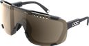 Poc Devour Mid Uranium Black/Clarity Trail Partly Sunny Silver Sonnenbrille, Kategorie 2
