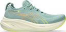 Chaussures Running Asics Gel-Nimbus 26 Vert Jaune Femme