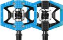 Paire de Pédales CRANKBROTHERS Double Shot 2 Bleu/Noir