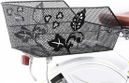 BASIL Panier À Vélo Cento Flower 45 X 31 X 21 Cm - Noir