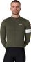 Rapha Core Thermal Langarm-Trikot für Herren, grün/weiß