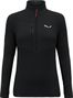 Women's Salewa Vajolet Polarlite Responsive Half Zip Fleece Black