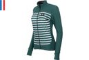 LeBram Ventoux Women&#39;s Long Sleeve Jersey Green Adjusted Cut