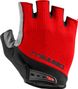 Castelli Entrata V Red Unisex Short Gloves