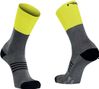 Pair of Northwave Extreme Pro Socks Gray Yellow Fluo