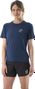 T-Shirt Compressport Podium Blue Donna a manica corta