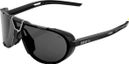 Lunettes de Soleil 100% Westcraft Soft Tact Noir - Verres Miroir Noir