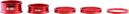 Lot de 5 Entretoises de Direction SB3 Kroma 1''1/8 Rouge
