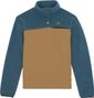 Unisex Fleece Lagoped Sweece Blau/Camel