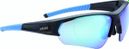 BBB Select Optic Mat Zwart. Blauwe lenzen