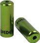 Elvedes Aluminum Brake Housing End Caps 4.2 mm Green x10