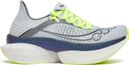 Chaussures Running Saucony Endorphin Elite 2 Blanc/Bleu/Jaune Unisexe