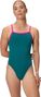 Speedo Club Training Turnback Damen-Einteiler Badeanzug Blau/Rosa
