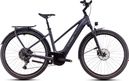 Cube Touring Hybrid Pro 625 Trapeze Elektrische Hybride Fiets Shimano Cues 11S 625 Wh 700 mm Metallic Grijs 2025