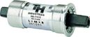 BOITIER DE PEDALIER LEADER CUVETTES ACIER L 122.5 MM