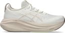 Chaussures Running Asics Gel-Nimbus 27 Blanc/Beige Femme