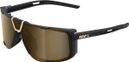 Lunettes de soleil 100% Eastcraft - Soft Tact Noir - Verres Miroir Or 