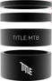 Set aluminium stuurpenafstandhouders Title 1 1/8″ zwart