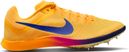 Nike Zoom Rival Distance atletiekschoenen, geel/paars, unisex