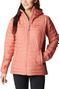 Columbia Silver Falls Hooded Pink Women's Down Jacket