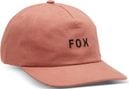 Verstellbare Fox Damenmütze Wordmark Coral Red