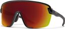 Smith Unisex-Brille Schwarz + ChromaPop Red Mirror