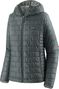 Chaqueta de pluma de mujer Patagonia Nano Puff Hoody Gris S