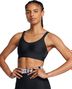 Under Armour Infinity 2.0 Mid Sport-BH für Damen, schwarz
