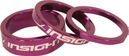 Insight 1-1/8'' x3 Spacers Purple