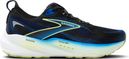 Brooks Glycerin 22 Hardloopschoenen Zwart/Blauw/Geel Heren