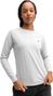 T-shirt randonnée manches longues femme Ascend Gris