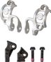 Paar Magura Shiftmix 1+2 Shimano I-Spec I+II Schellen Silber