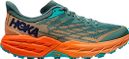 Chaussures de Trail Running Hoka Speedgoat 5 Vert Orange