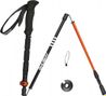 Bâtons de marche Husky (set) Trekking Scrod pliable Flip-lock-Noir