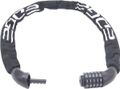 EDGE Cadenas À Chaîne Avec Code De Traçage 90 Cm - Noir