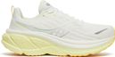 Saucony Hurricane 25 Women's Running Shoes in White/Yellow