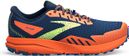 Brooks Divide 4 Trail Schoenen Rood Blauw Heren 40.1/2