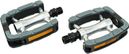 PEDALE CITY ROULEMENT PREMIUM NEWTON ALU ARGENT-NOIR 9-16  (PAIRE SUR CARTE)