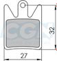 Plaquette frein vtt 22 clarks adapt. hope enduro4/dh4/m4 (pr) organique