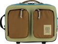 Topo Designs Global Briefcase 14L Khaki/Blue Rugzak