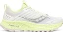 Chaussures Running Saucony Ride TR2 Blanc/Jaune Femme