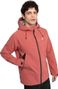 Veste randonnée hardshell homme Simien Rouge